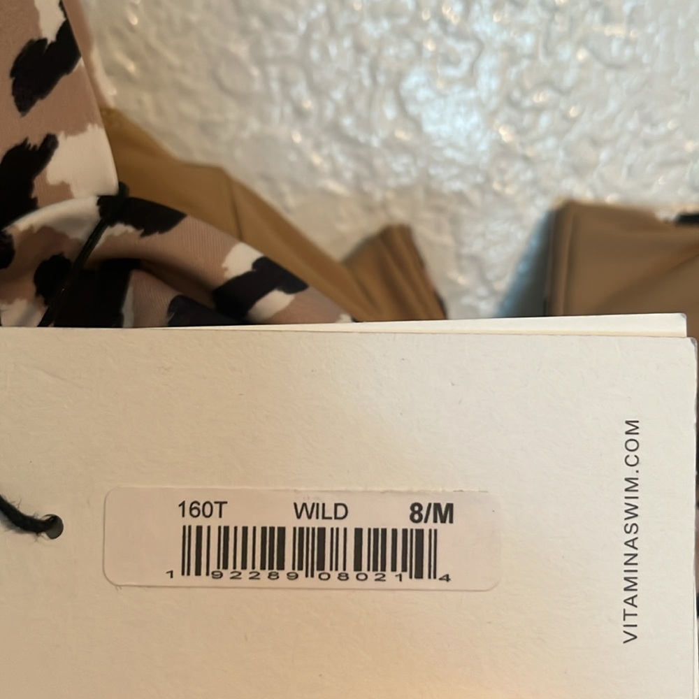 NWT Vitamin A Kaya Tankini Top 8/M - Picture 5 of 7